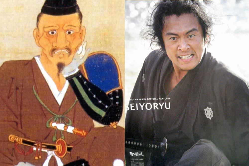 徳川家康の肖像画と内野聖陽の比較（『真田丸』キャスト）